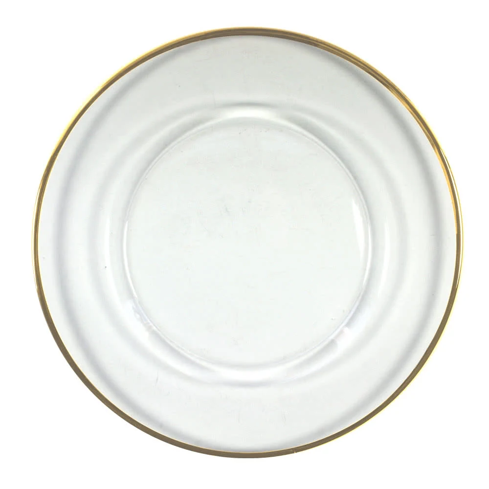 Gold Rim charger plates style reference for XOXO's upcoming tableware collection