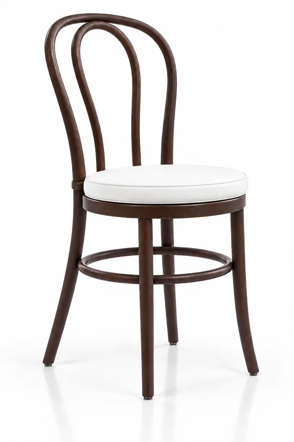Walnut bentwood event chair