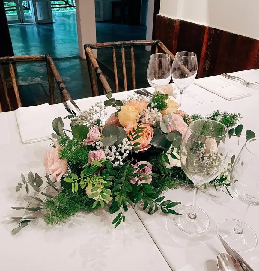 Fresh florals for a styled event