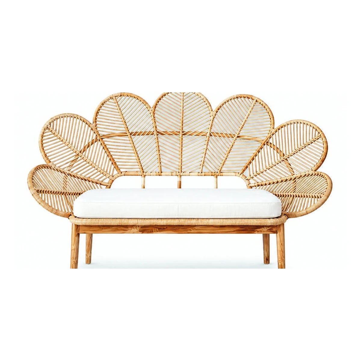 Petal Rattan sofa — original catalogue photograph