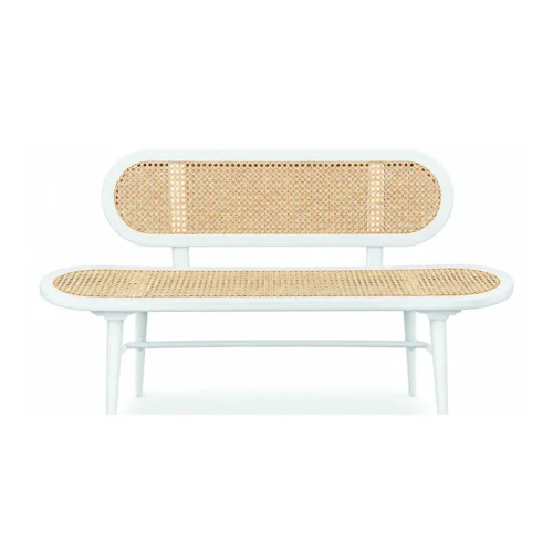 White Rooma — catalogue photograph White Rooma furniture for event rental — original catalogue photograph